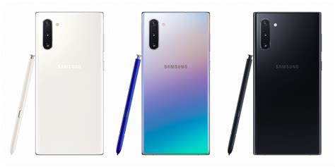 Samsung Galaxy Note 10 .